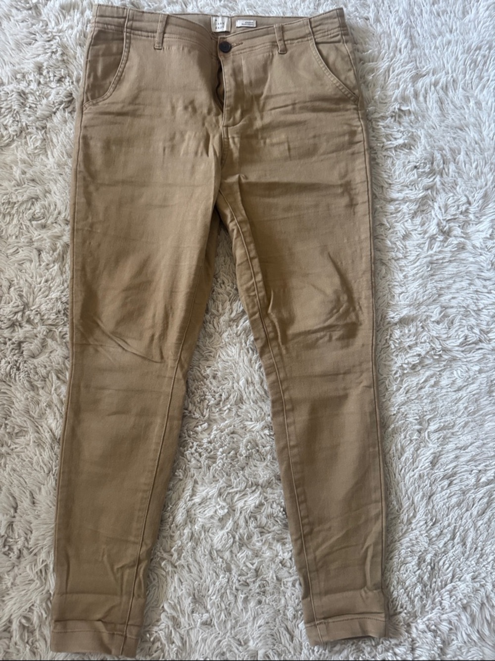 Tan Stretch Chino Pants